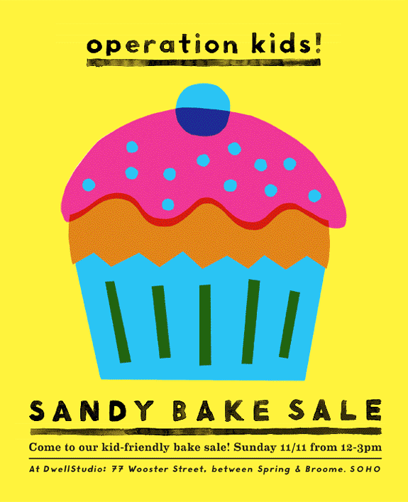 SANDY KIDS' BAKE SALE (575PX), FUNDRAISING BAKE SALE HOSTED BY DWELL STUDIO AND CUP OF JO 11/11. BY THE INDIGO BUNTING   SAMANTHA HAHN