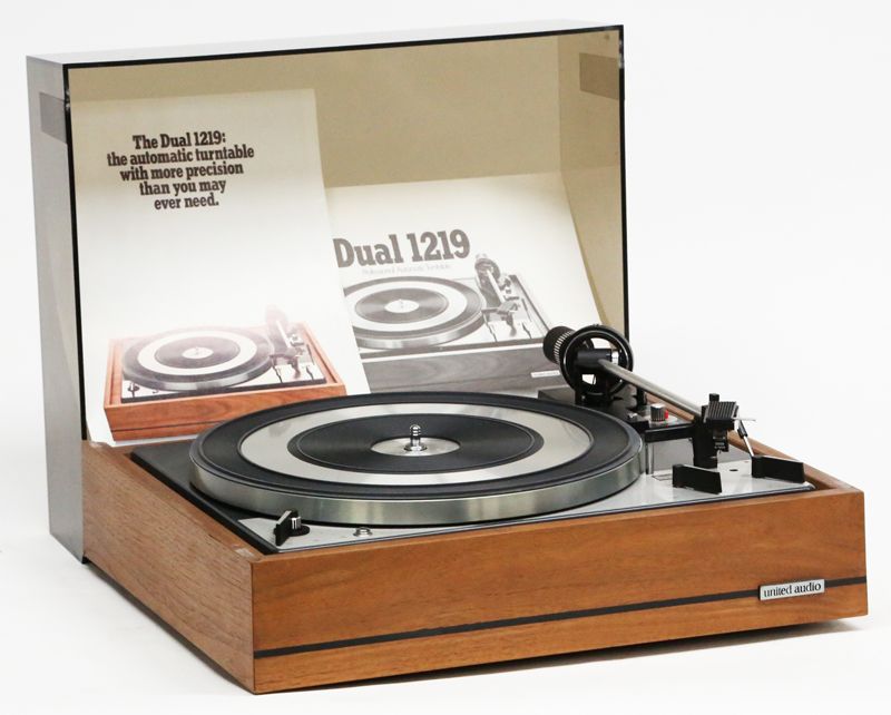 UNITED AUDIO DUAL 1219 VINTAGE TURNTABLE LP 33 DJ RECORD PLAYER UA USA