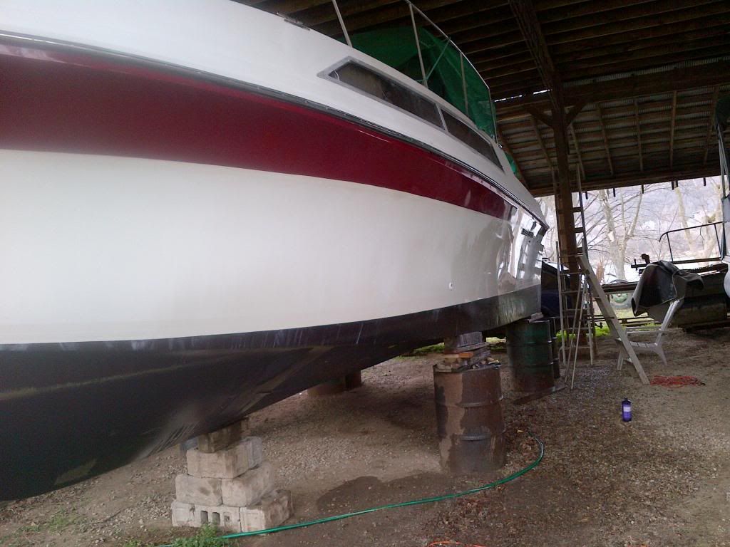 Boot Stripes Gel Coat Paint Or Vinyl Downeast Boat Forum