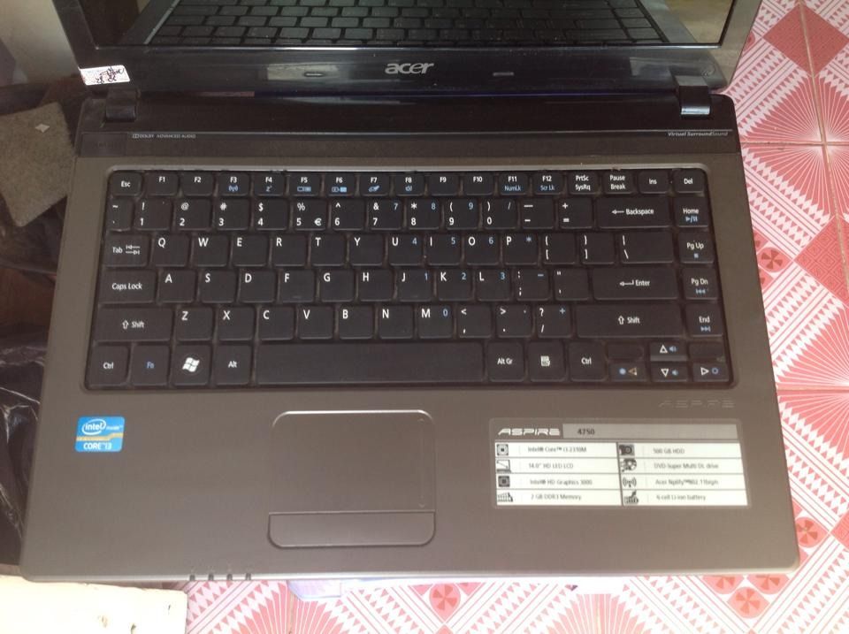 Laptop cũ core i3 rẻ đẹp:Acer Aspire 4750,Dell Inspiron N4010,Asus A42F