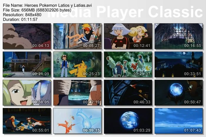 Pokémon 5: Héroes Pokémos: Latios y Latias Capturas