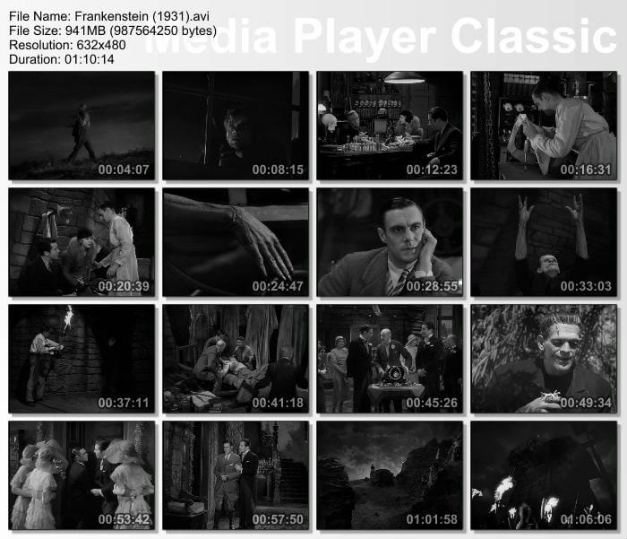 Frankenstein (1931) Capturas