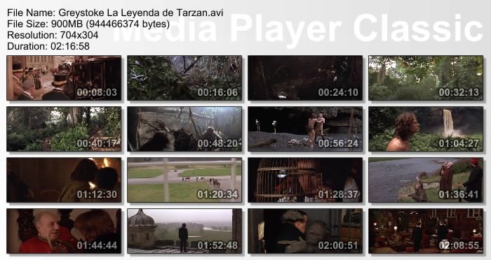 Greystoke: La Leyenda de Tarzán Capturas