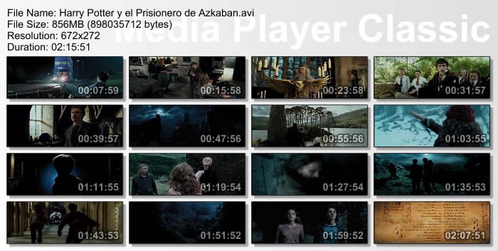 Harry Potter y el Prisionero de Azkaban Capturas