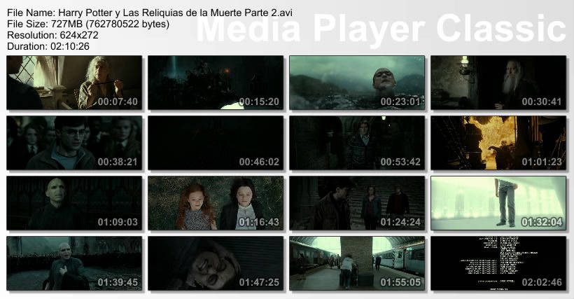 Harry Potter y las Reliquias de la Muerte - Parte 2 Capturas