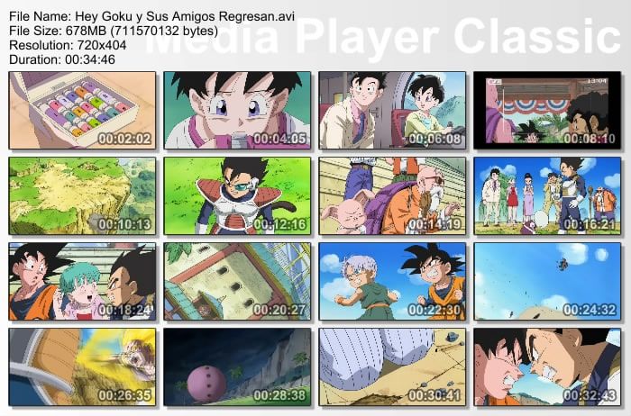Goku y sus Amigos Regresan Capturas