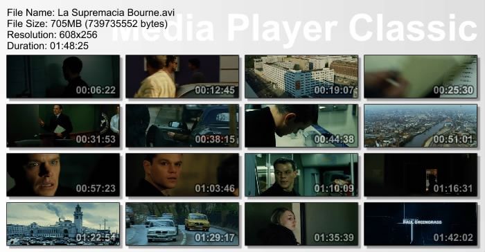 La Supremacía Bourne Capturas