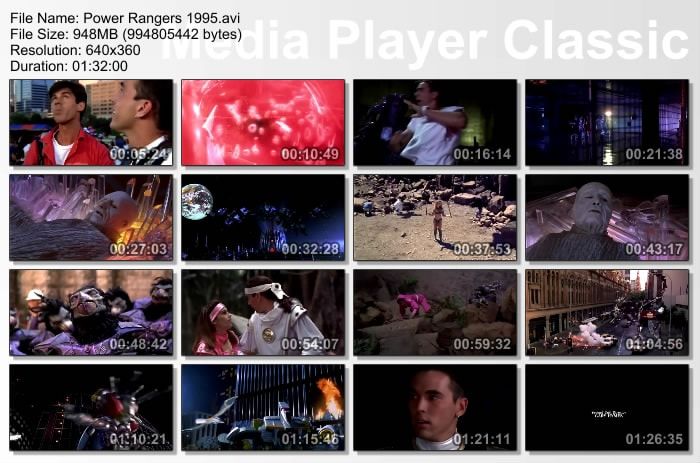 Power Rangers 1995 Capturas