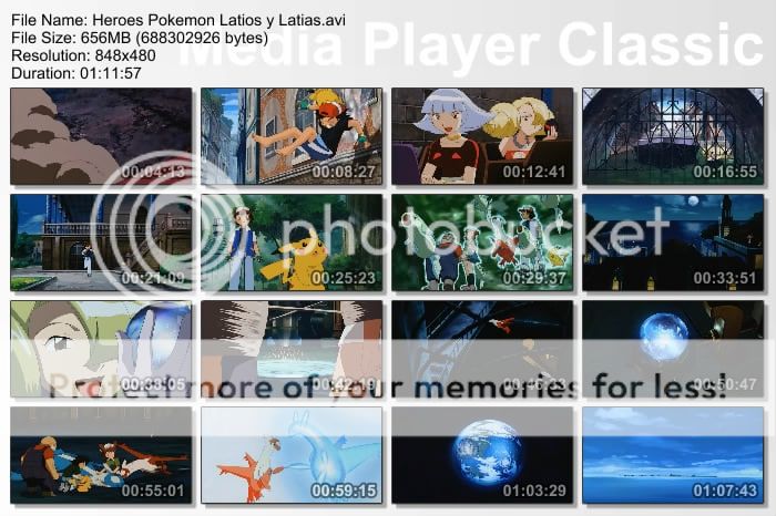 Pokémon 5: Héroes Pokémos: Latios y Latias Capturas